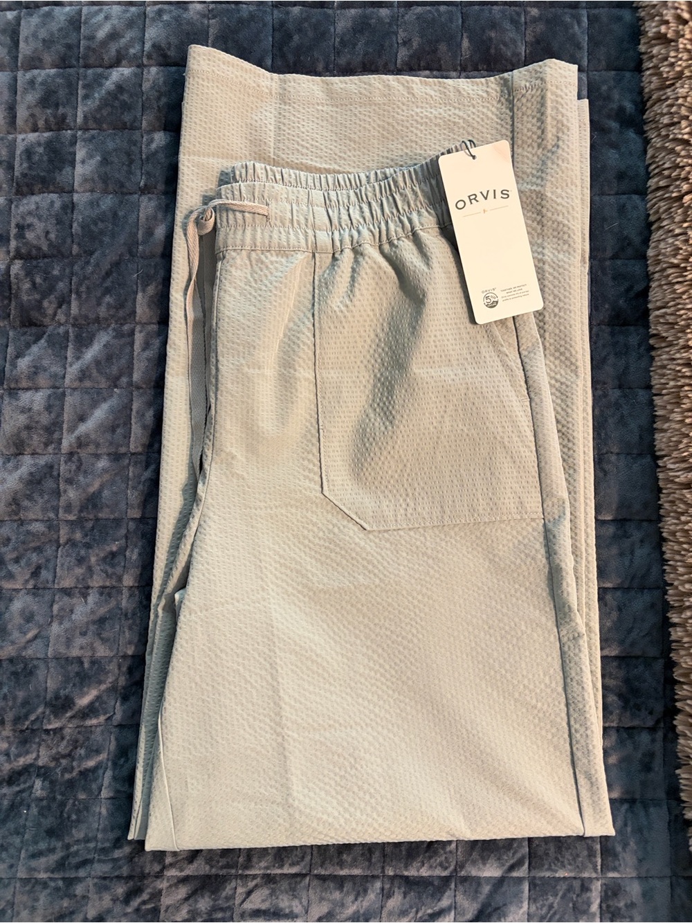 Orvis Wide-Leg Pants in Slate Gray